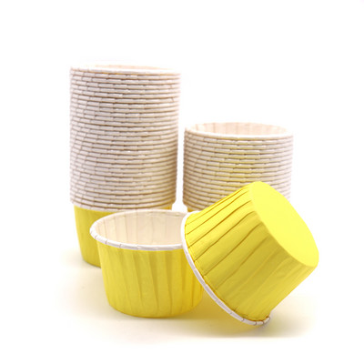 50 vnt Muffin Cake Cupcake Dėklai Spalvotas taškas Aliejui atsparus Cupcake Pamušalas Kepimo puodelio padėklas Vestuvių vakarėlio kasetės Vyniojamasis popierius