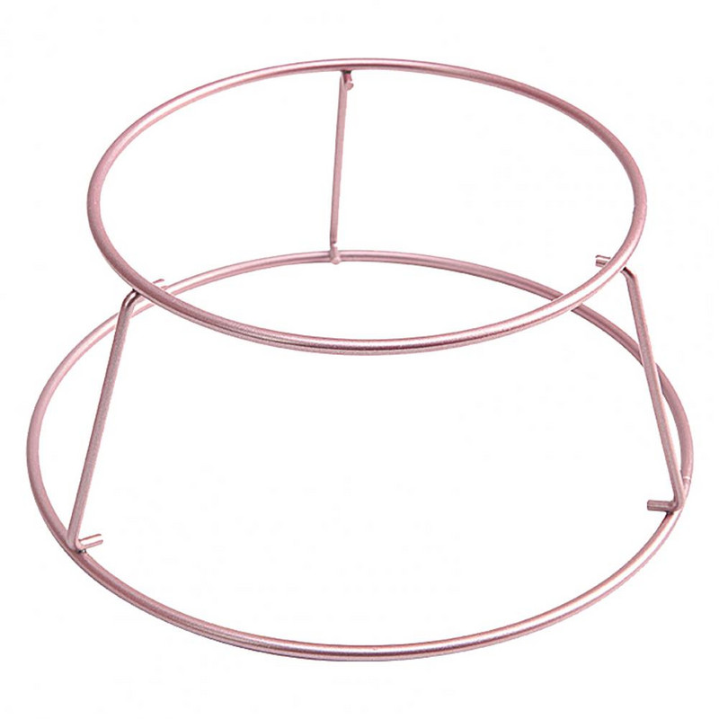 Cepšanas trauku kūku dzesētāja statīvs Viegls metāla kūku dzesēšanas statīvs Pretplaisāšanas konditorejas izstrādājumu dzesēšanas turētājs