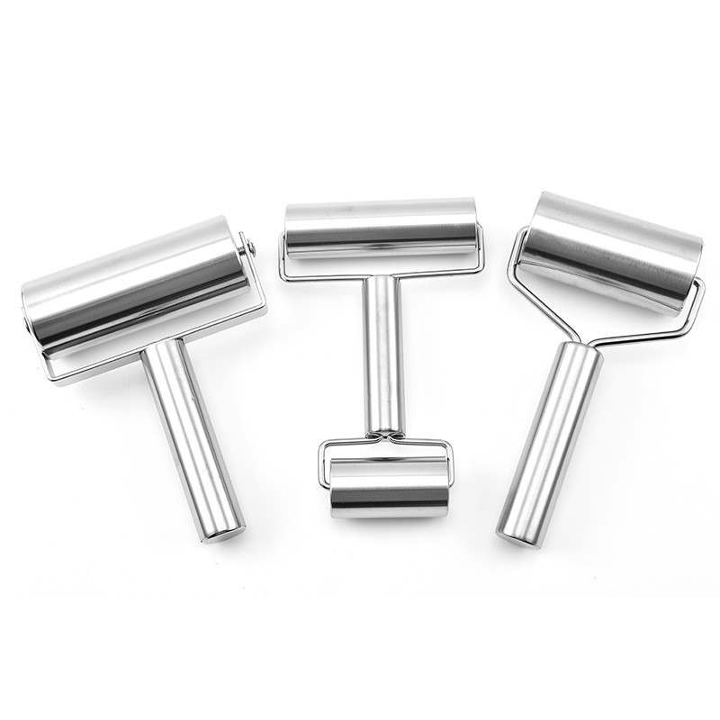 Nerūdijančio plieno dvigalvis volelis Nelipnus tešlos tešlos volelis Koldūnai Virtuvės priedai Picos kepimo reikmenys