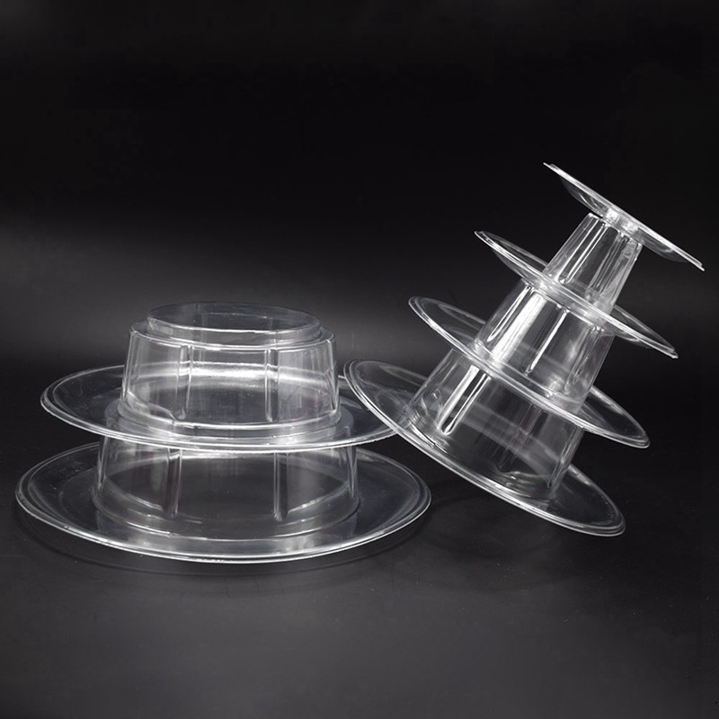 Macaronsi ekraanitorn 4-kihiline tassikoogialus, toiduvitriin Tordialus pulmakaunistuseks sünnipäevapeo teenetemärk