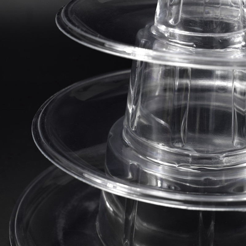 Macaronsi ekraanitorn 4-kihiline tassikoogialus, toiduvitriin Tordialus pulmakaunistuseks sünnipäevapeo teenetemärk