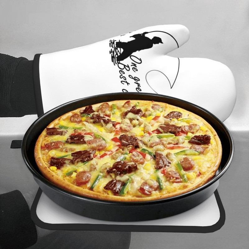 Viens lielisks zvejnieka dūraiņu karstais spilventiņš Viņa mūža labākā nozveja Grils Gaisa cepeškrāsnis Karstumizturīgs Virtuves cimdi Mikroviļņu krāsns Cepeškrāsns dūraiņu komplekts