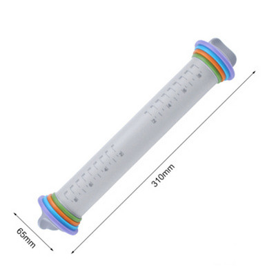 Reguliuojamo storio silikonas Miltų kočėlas Kepimo įrankiai Kepimo reikmenys Pyragai Tešlos volelis Kepimo Tešlos virtuvės įrankiai