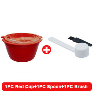 Daugkartinio naudojimo kavos kapsulės filtro puodelis, skirtas Nescafe Dolce Gusto Daugkartiniai dangteliai Šaukštas Kavos sietelis Arbatos krepšelis Virtuvės aksesuaras