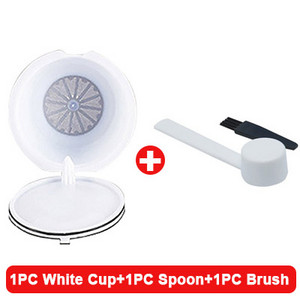 Daugkartinio naudojimo kavos kapsulės filtro puodelis, skirtas Nescafe Dolce Gusto Daugkartiniai dangteliai Šaukštas Kavos sietelis Arbatos krepšelis Virtuvės aksesuaras