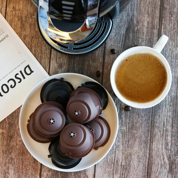 Επαναχρησιμοποιήσιμο κύπελλο φίλτρου καφέ κάψουλας για Nescafe Dolce Gusto Ξαναγεμιζόμενα Καπάκια Κουτάλι Σουρωτήρι καφέ Καλάθι τσαγιού Αξεσουάρ κουζίνας