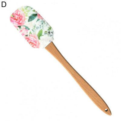 Kūkas skrāpis Krāsains pret skrāpējumu Silikona Pārnēsājams Deserta Krēms Lāpstiņa Sadzīves piederumi Cepšanai Konditorejas izstrādājumi