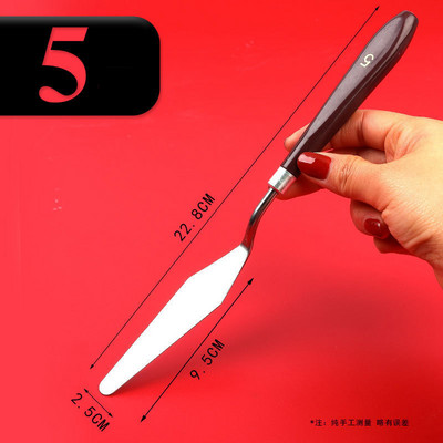 Jauns nerūsējošā tērauda konditorejas izstrādājums Lāpstiņa kūkas krēms glazūra glazūra smērētājs Fondant izlīdzināšanas kūkas gatavošanas rīki eļļas krāsošanas lāpsta