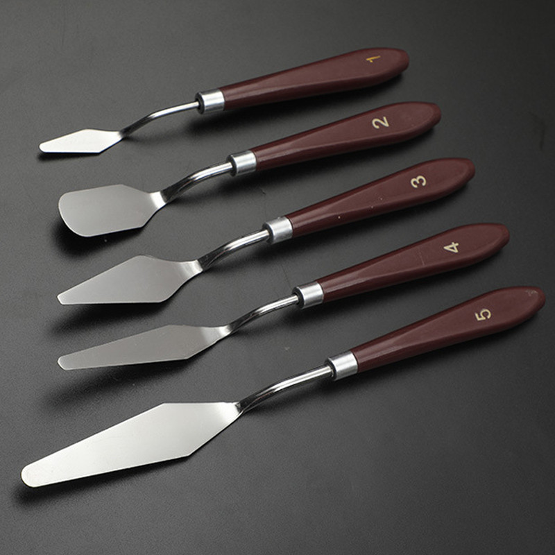 Jauns nerūsējošā tērauda konditorejas izstrādājums Lāpstiņa kūkas krēms glazūra glazūra smērētājs Fondant izlīdzināšanas kūkas gatavošanas rīki eļļas krāsošanas lāpsta
