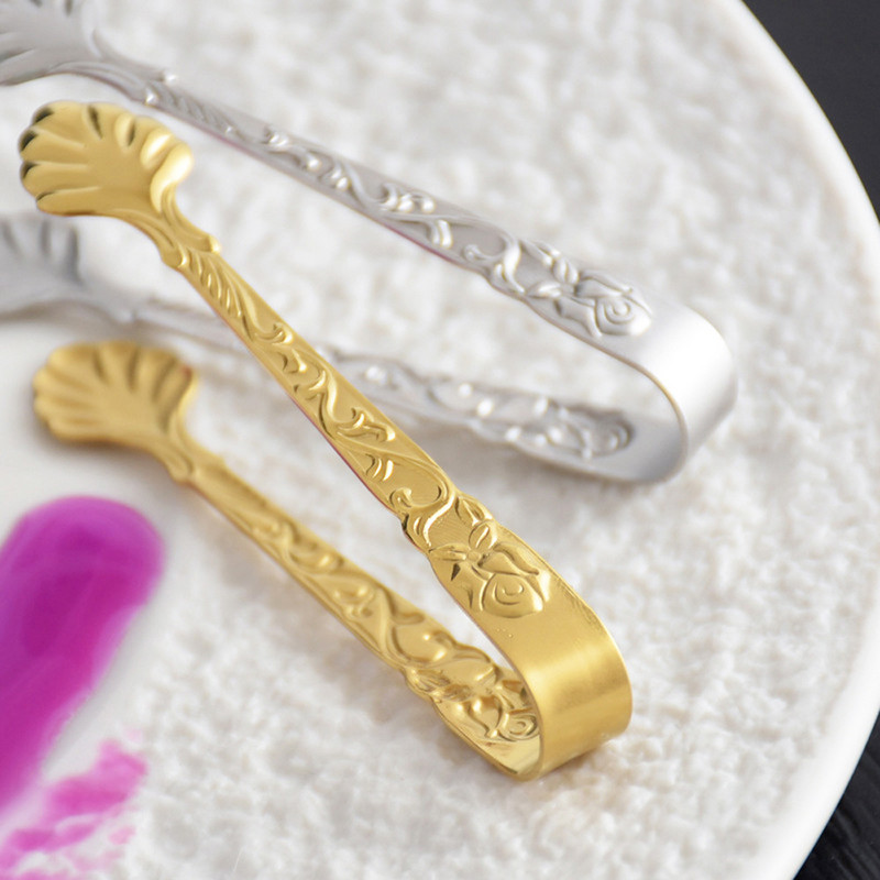 1 gab Nerūsējošā tērauda ledus kubiņu saspraudes Cukura knaibles Ēdieni BBQ skavas Ledus skavas instrumentu stienis Virtuve Pasniegšanas knaibles Virtuves piederumi