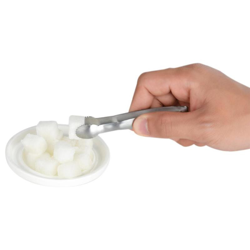 1db kávés cukorkapocs rozsdamentes acél csipesz bilincs cukorfogó klipek italkávé jégkocka teakapcsok konyhai bár eszköz