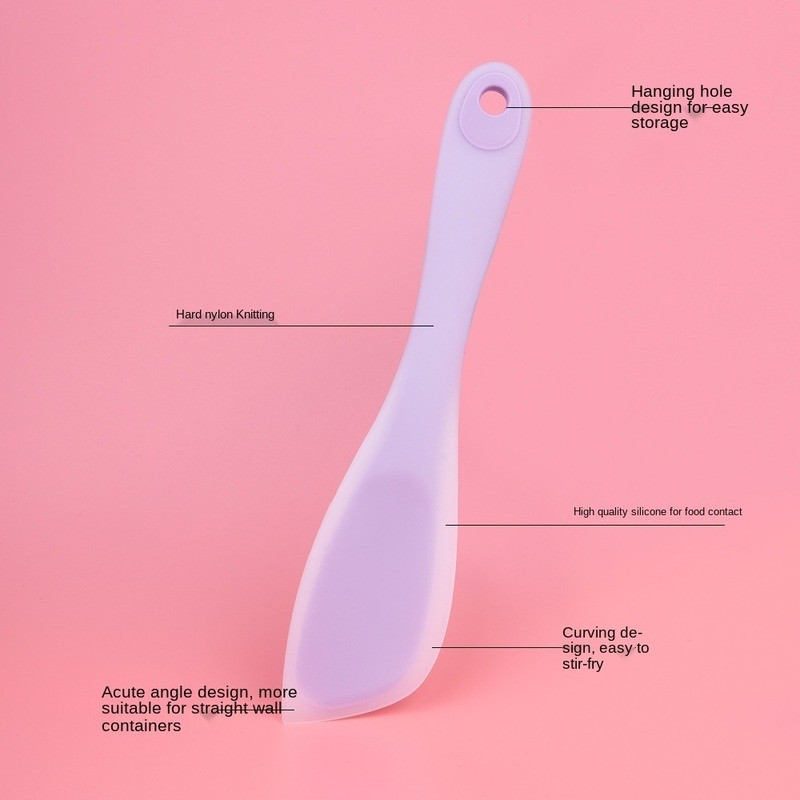 Κουζίνα Σπάτουλα Πολλαπλής Σιλικόνης Espatula Μαγειρικής Κουζίνας Σκεύη σιλικόνης Μη παραμορφώσιμα Εργαλείο ψησίματος για κέικ σοκολάτας