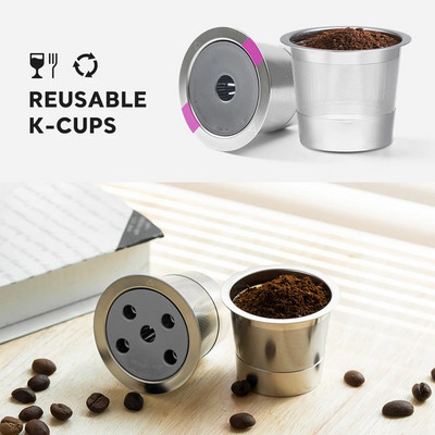 Чаша за филтър за кафе за многократна употреба Капсули за кафе Кафе Капсула за Keurig K-supreme Plus Метална кошница за филтър за кафе Аксесоари