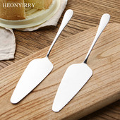 1 db rozsdamentes acél fogazott szélű tortaszerver pengevágó pite pizza szerver tortavágó lapát Konyhai sütőtészta spatulák