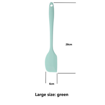 Silikona skrāpis, karstumizturīga silikona lāpstiņa — lieliski piemērota vārīšanai, cepšanai un maisīšanai — pārtikas kvalitātes virtuves skrāpis