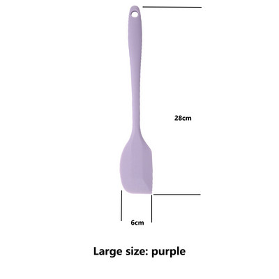 Silikona skrāpis, karstumizturīga silikona lāpstiņa — lieliski piemērota vārīšanai, cepšanai un maisīšanai — pārtikas kvalitātes virtuves skrāpis