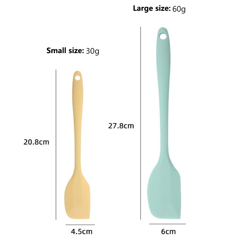 Silikona skrāpis, karstumizturīga silikona lāpstiņa — lieliski piemērota vārīšanai, cepšanai un maisīšanai — pārtikas kvalitātes virtuves skrāpis