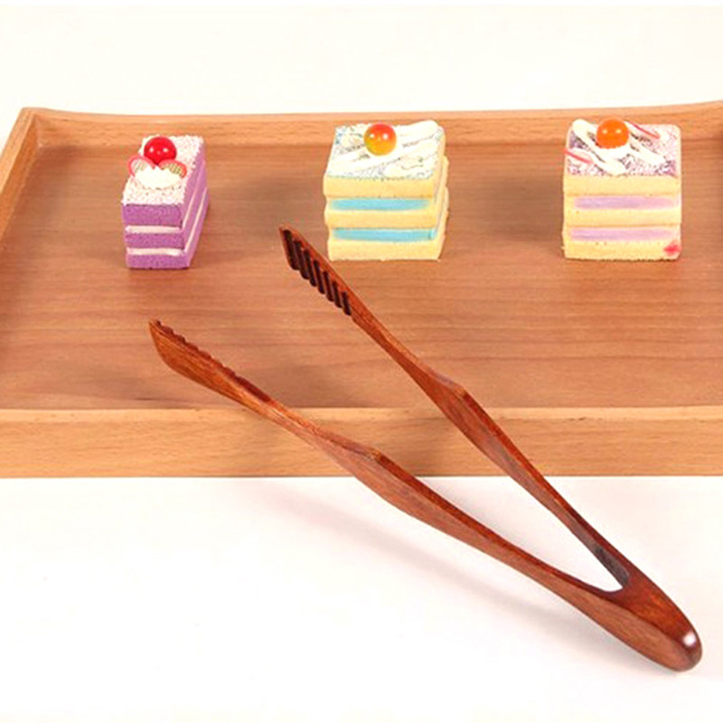 1 vnt bambuko kepimo virtuvės žnyplės Maisto kepsninės įrankis Salotos Šoninė kepsnys Duonos pyragas Medinis segtukas Namų virtuvės reikmenys