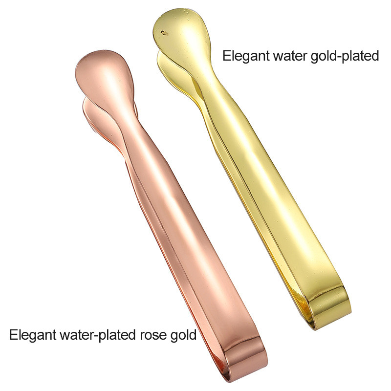 1 gab. Nerūsējošā tērauda ledus knaibles ar gludu malu gatavošanas knaibles bārbekjū kubiņu cukura knaibles tējas ballītei kafijas bāra ledus skava