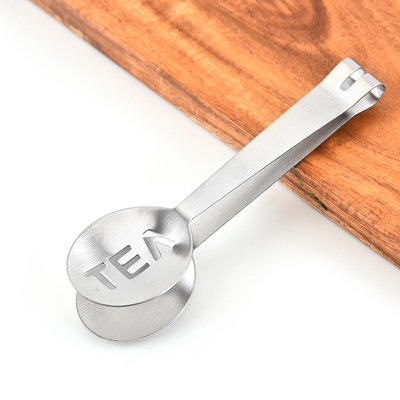 1vnt arbatos maišelio spaustukas nerūdijančio plieno sutirštintas citrininis pincetas ledinis cukrus kepsninės spaustukas Namų virtuvės prietaisų arbatos reikmenų priedai išpardavimas