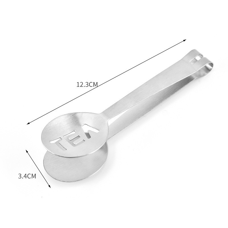 1vnt arbatos maišelio spaustukas nerūdijančio plieno sutirštintas citrininis pincetas ledinis cukrus kepsninės spaustukas Namų virtuvės prietaisų arbatos reikmenų priedai išpardavimas