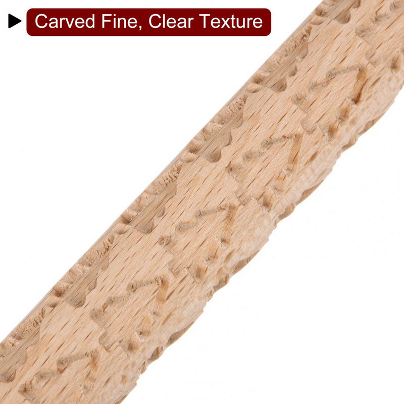 Teksturēšanas manuālais rīks ar reljefu dižskābarža velmēšanas adatu māla rīka cepšanas piederumi