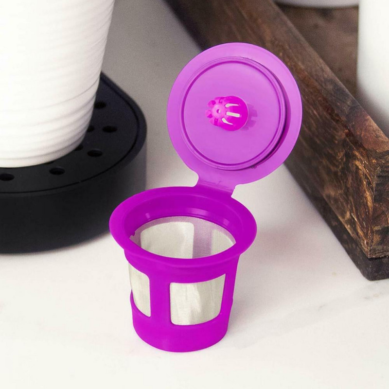 6gab atkārtoti lietojams kafijas filtrs KEURIG Mini Plus K45 K70 kapsulu automāta daļām