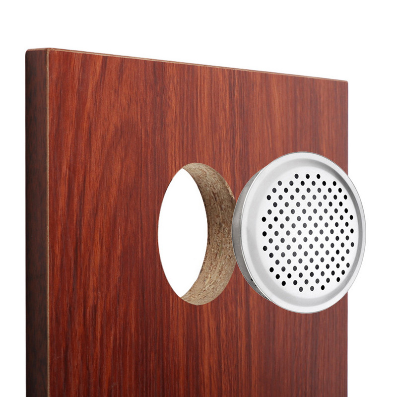 60/90 mm nerūdijančio plieno spintos spinta tinklinė anga Oro anga Baldai grotelės Oro ventiliacijos žaliuzių vėdinimo dangčiai