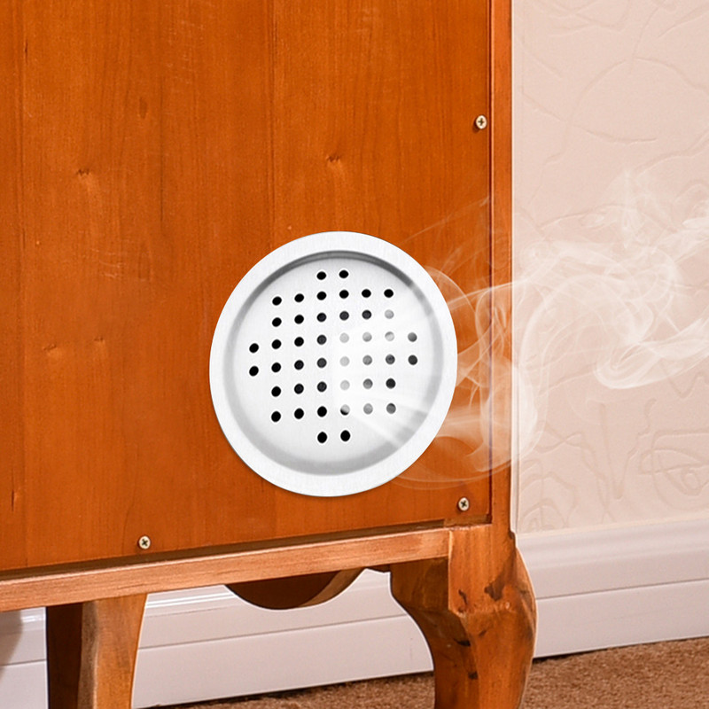 60/90 mm nerūdijančio plieno spintos spinta tinklinė anga Oro anga Baldai grotelės Oro ventiliacijos žaliuzių vėdinimo dangčiai