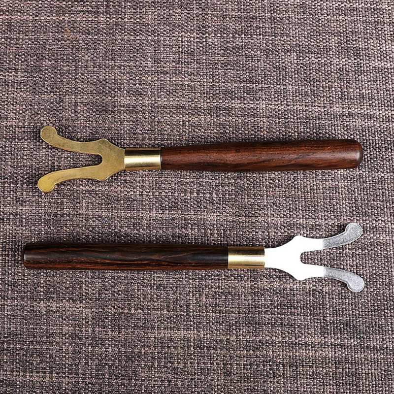 Tējas tējkannas vāka dakša Noderīga tējas tējkannas vāka vāka instrumenta klipsis dāvanu tējas tējkannas vāka skava