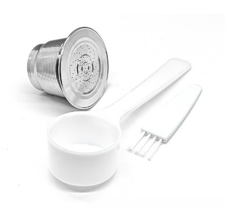 Kavos kapsulė 304 nerūdijantis plienas Nespresso filtro angeliams Daugkartinio naudojimo kavos kapsulės kapsulės filtro tinklinis filtras