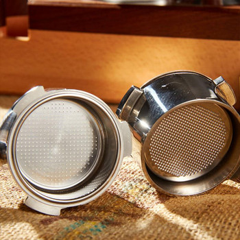 Ανοξείδωτο ατσάλι φίλτρου φίλτρου καφέ αντικατάσταση φίλτρων 1/2/4 φλιτζάνι και τυφλό μπολ Portafilter 51/54/58 mm Coffeeware Kitchen Tool