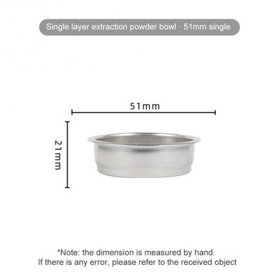 Rozsdamentes acél kávészűrő kosár csereszűrők 1/2/4 csésze és vaktál portaszűrő 51/54/58 mm kávéfőző konyhai eszköz