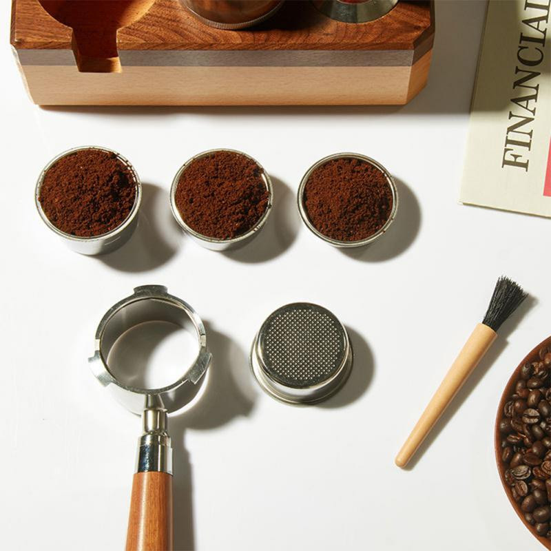 Rozsdamentes acél kávészűrő kosár csereszűrők 1/2/4 csésze és vaktál portaszűrő 51/54/58 mm kávéfőző konyhai eszköz