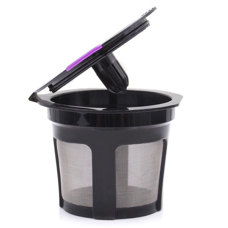 Atkārtoti lietojami kafijas K-tasīšu filtra grozi K-Carafe kafijas kapsulu pilinātājs saderīgs ar Keurig Maker iCafilas