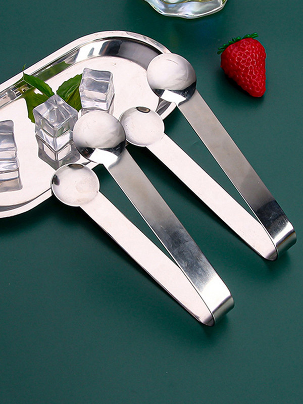 Kafijas cukura spailes nerūsējošā tērauda pincetes skavas cukura skavas dzēriena kafijas ledus kubiņa tējas skavas virtuves bāra rīks
