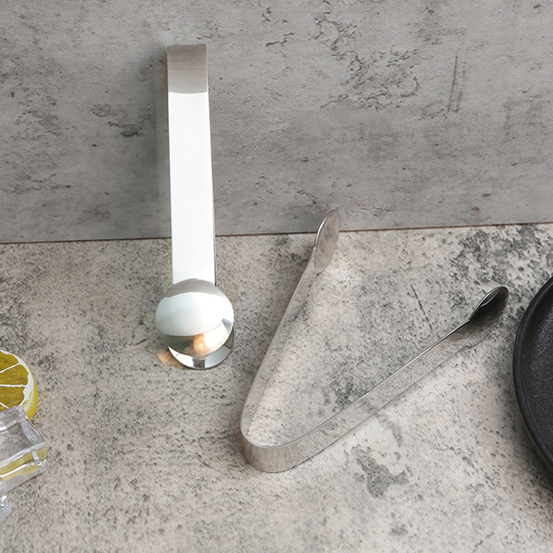 Kafijas cukura spailes nerūsējošā tērauda pincetes skavas cukura skavas dzēriena kafijas ledus kubiņa tējas skavas virtuves bāra rīks