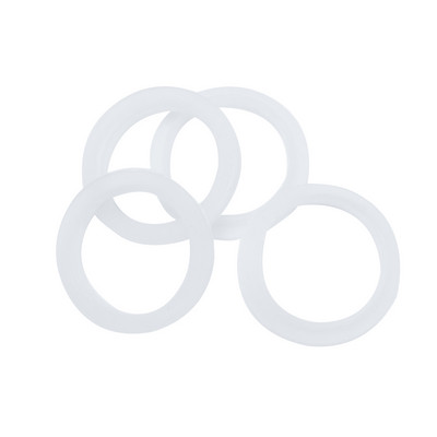 ICafilas 5gab Silikona O veida gredzeni 5gab O veida gredzeni saderīgi ar Nespresso nerūsējošā tērauda uzpildāmām kapsulām kafijai