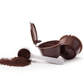 1 ΤΕΜ. Φίλτρο φλιτζανιού καφέ επαναχρησιμοποιούμενης κάψουλας καφετιέρας για επαναγεμιζόμενο φίλτρο θήκης καφέ Nescafe για το Dolce Gusto