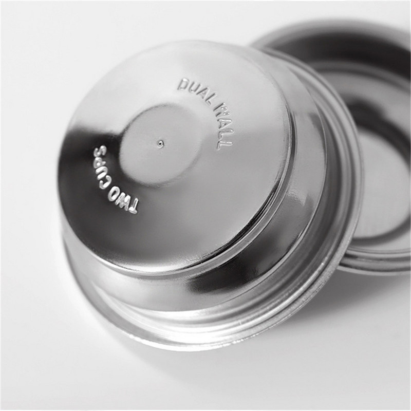 51MM/58MM túlnyomásos 1 lyukú kávészűrő kosár 304 rozsdamentes acél kávékosár eszpresszó portafilter kávétartozékokhoz