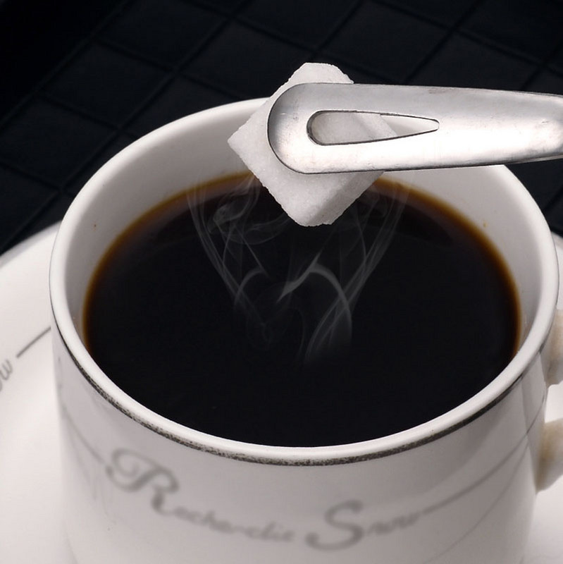 1 gab. Nerūsējošā tērauda kafijas cukura skava ar garu rokturi pincetes skava steika maizes skavas Kafijas tējas skavas Karstā virtuves bāra instrumentu komplektācija