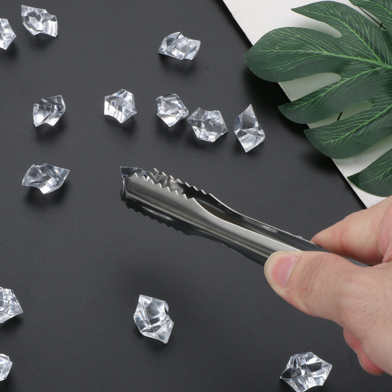 Nerūdijančio plieno ledo gnybtas Daugiafunkcis maisto gaminių spaustukai kepsninių spaustukai cukraus žnyplės ledo spaustukai batonėliai serviravimo žnyplės virtuvės priedai