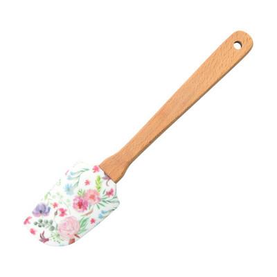 Koka roktura krēma kūka silikona lāpstiņa pīrāgi Picas skrāpis virtuves konditorejas izstrādājumu maisītāji Nepiedegošs sviesta mīklas pārtikas cepšanas maisītājs