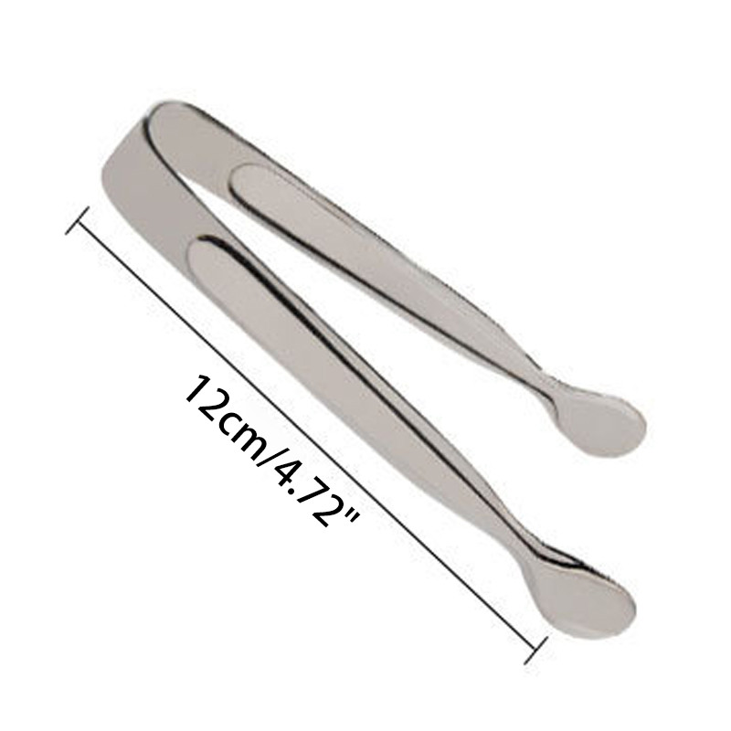 4,7 hüvelykes kávés cukorkapocs rozsdamentes acél csipesz mini bilincs jégfogó kávé kis teacsipesz Konyhai bár szerszám Étterem kellék