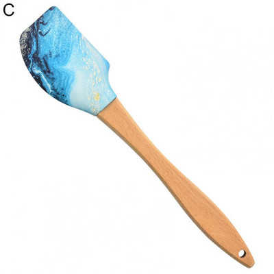 Cepšanas skrāpis Karstumizturīgs atkārtoti lietojams silikona efektīvs kūku sviests Daudzfunkcionāls cepšanas lāpstiņa virtuves piederumi