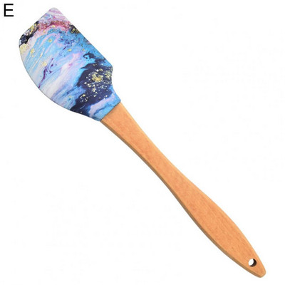 Cepšanas skrāpis Karstumizturīgs atkārtoti lietojams silikona efektīvs kūku sviests Daudzfunkcionāls cepšanas lāpstiņa virtuves piederumi