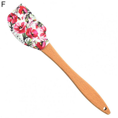 Cepšanas skrāpis Karstumizturīgs atkārtoti lietojams silikona efektīvs kūku sviests Daudzfunkcionāls cepšanas lāpstiņa virtuves piederumi