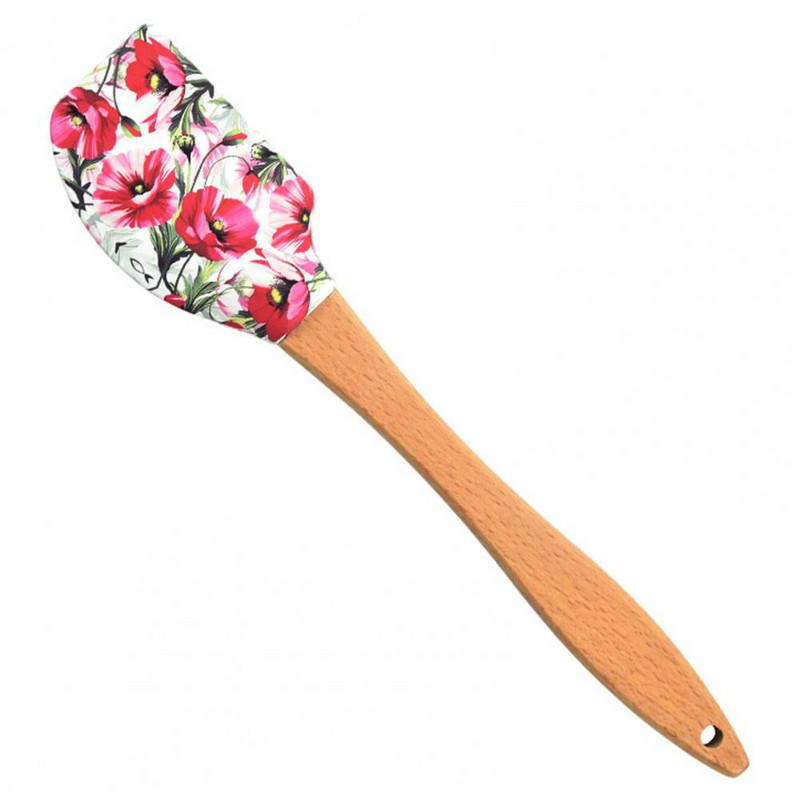 Cepšanas skrāpis Karstumizturīgs atkārtoti lietojams silikona efektīvs kūku sviests Daudzfunkcionāls cepšanas lāpstiņa virtuves piederumi