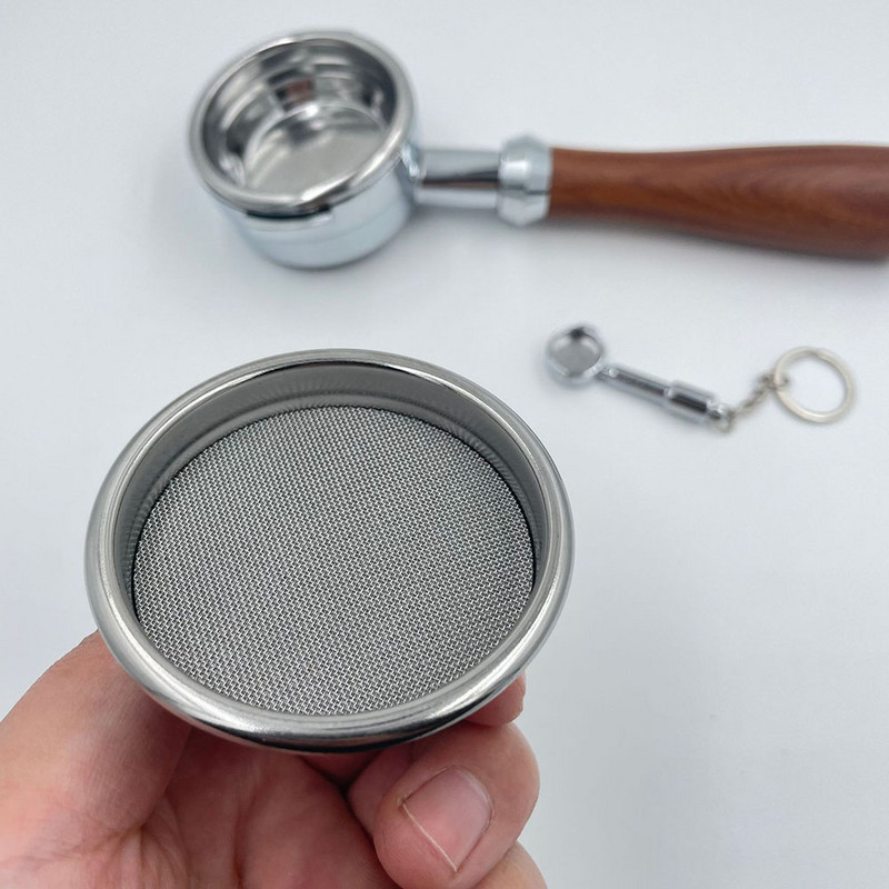 51/53/58 mm kavos filtro plokštės keitimo atgalinio praplovimo filtro tinklelis, skirtas espreso kavos aparato rankenos ritinėlio ekranui