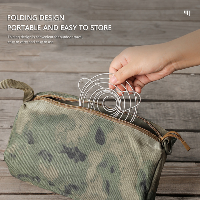 Pārnēsājams salokāms kafijas filtra turētājs nerūsējošā tērauda kafijas automāts pilienu plaukts pikniks kempings kafijas tējas turētājs virtuves bāra rīki